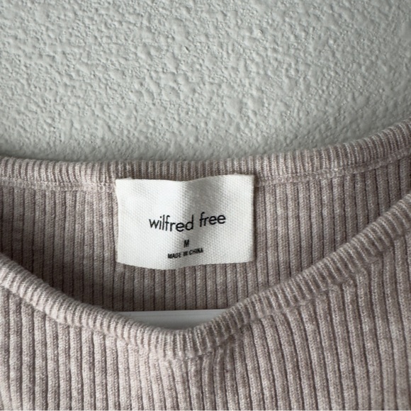 Wilfred Free Cut-out Knit Mini Dress - Picture 3 of 4